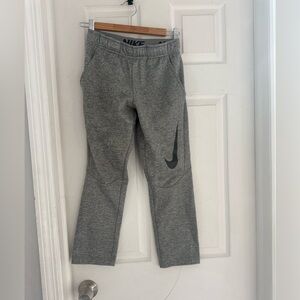 Nike Dri-FIT Heather Gray Athletic Kids Pants